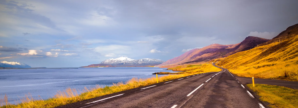 Дороги Исландии осенью
